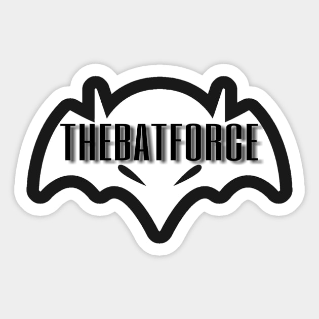 TBF Black and White Sticker by BatForceRadio